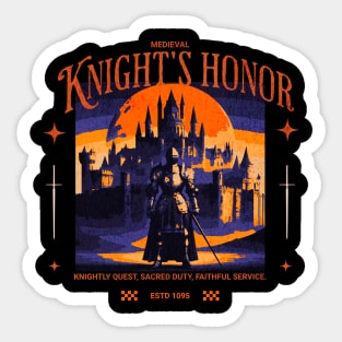 Medieval Knight Sticker